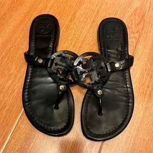 Tory Burch Miller Patent Leather Sandals